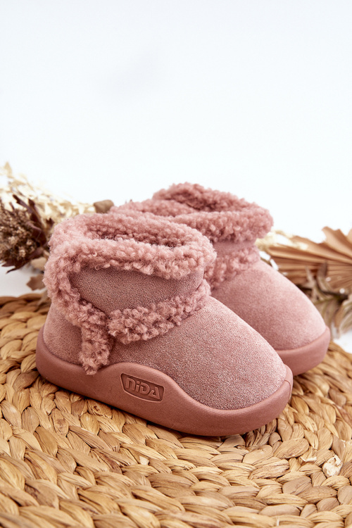 Children's Snow Boots with Velcro Pink Unitia