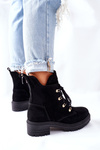 Women’s Suede Boots Black Nicole 2674