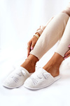 Shiny Ears Cat Slippers White Kaisy