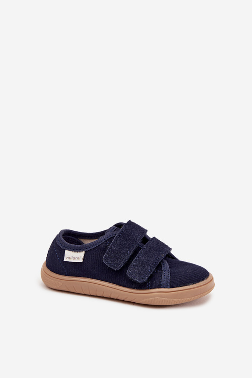 Barefoot Slippers Boys Smooth Milami Navy Saphira