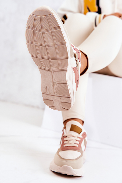 Women’s Sport Shoes Sneakers Beige-Pink Bethell