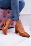 Women's Stiletto Women's Suede Camel Femmini Pumps