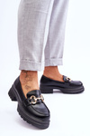 Women's Leather Slip-On Loafers Black Albie