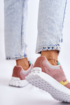 Women's Sneakers Big Star LL274422 Pink-Beige