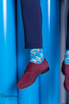 Rainbow Socks In Geometric Patterns Of 3 Pairs