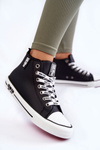 Classic High Insulated Sneakers Big Star KK274598 Black