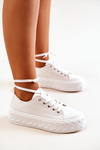 Sneakers On A Massive Platform White Suzane