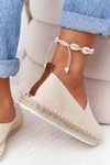 Espadrilles On A Braided Sole Big Star HH274501 Beige