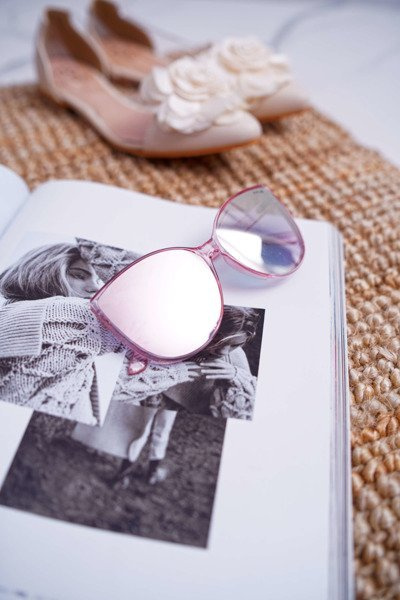 Prius PR-V26 Sunglasses Pink Brocade