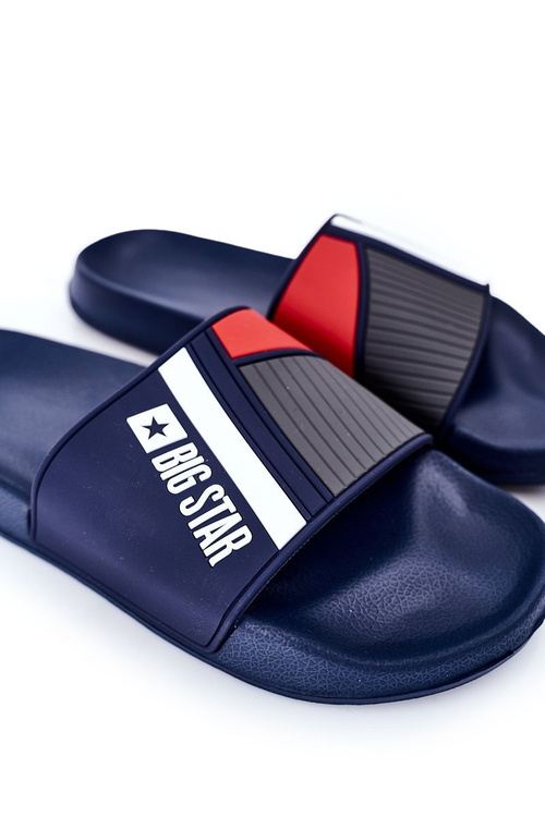 Men's Slippers Big Star HH174837 Navy Blue