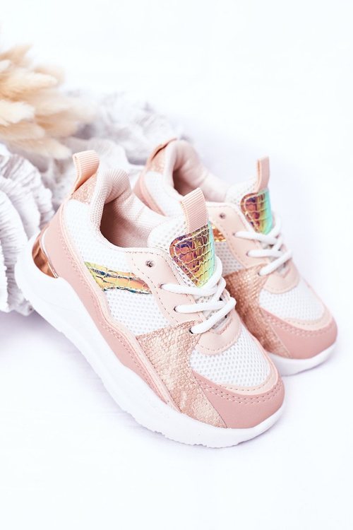 Children's Sport Shoes Sneakers Pink Game Time