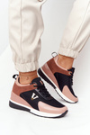 Wedge Sneakers Vinceza 10590 Black-Pink