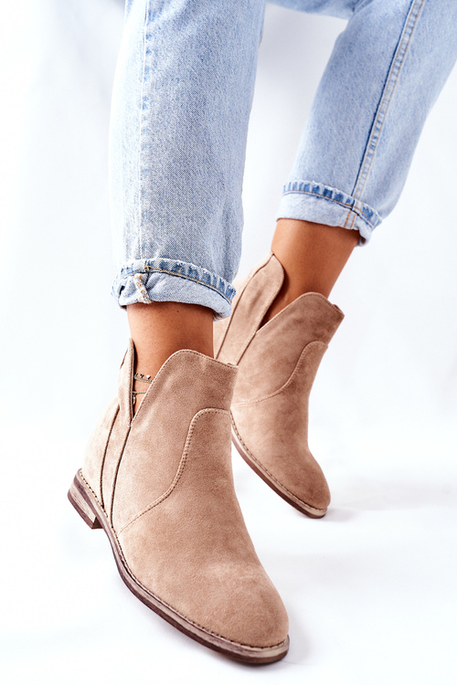 Boots On The Wedge S.Barski Joiva Beige