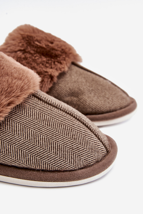Men's Warm Slippers Brown Marcus