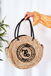 Braided Round Bag NOBO XK0280 Beige