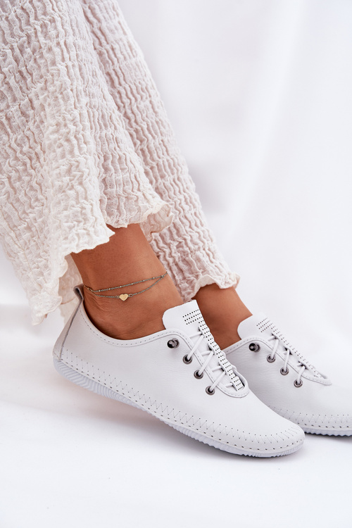Leather Court Shoes Women Artiker 54C0838 White
