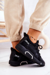 Sport Shoes Sneakers Slip On Black Marvene