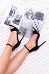 Women's Heeled Sandals Black Filem