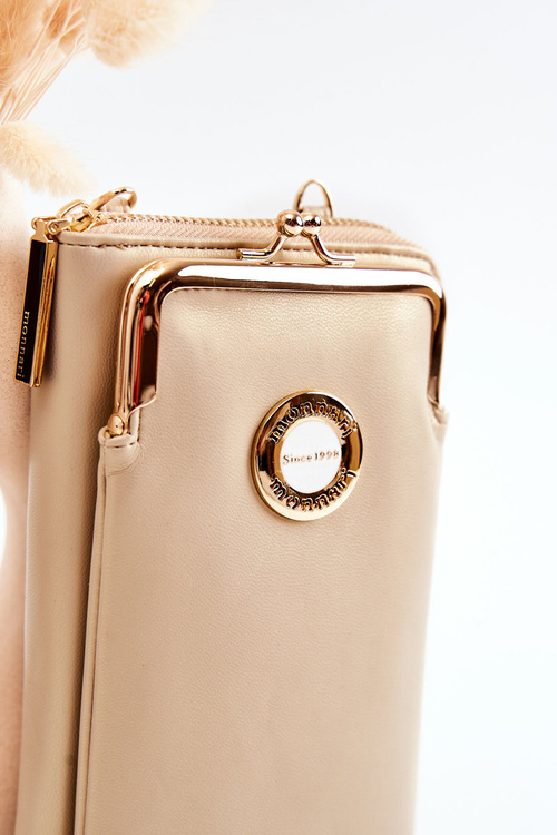 Elegant Purse Wallet 2in1 Monnari ETUA050-0023 Beige-Gold