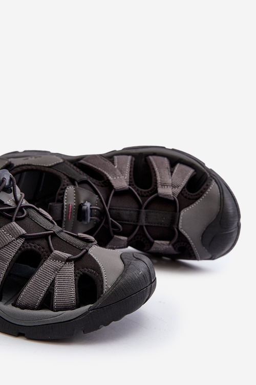 Comfortable Men's Sandals 4FRSS24FSANM058-23S Grey