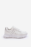 Women's Leather Sport Shoes White Kabama