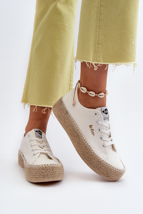 Trainers With Braid Lee Cooper LCW-24-44-2410 White