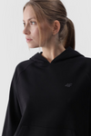 Womens Hoodie Pullover 4F Black 4FWMM00TSWSF1468-20S