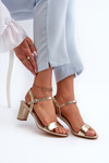 Golden Glindra High Heel Sandals