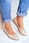 Women’s Ballerinas Sergio Leone Gold BL612