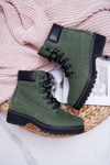 Women's Booties Trappers Big Star Green EE274031