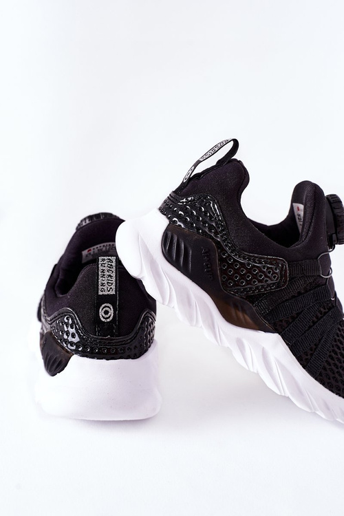 Children's Sport Shoes With A Knob ABCKIDS Black