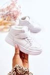 Children's High Sport Shoes White Berty