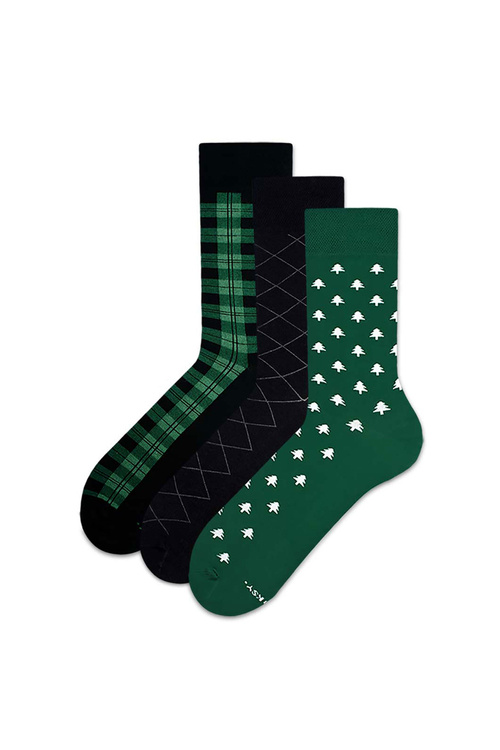 Zestaw Klasycznych Skarpetek Zooksy Craft Leśny Mech