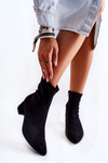 Suede Women's High Boots Black Gloriss