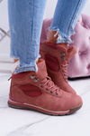 Trekking Women's Pink Warmed Boots with Sheep Fleece