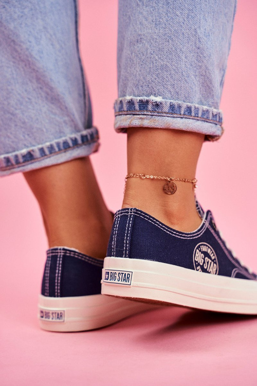 Women's Big Star Sneakers Navy Blue FF274125