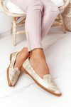 Women's Loafers Sergio Leone MK700 Gold