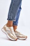 Women's Beige Sports Shoes Chloette