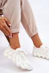 Sneakersy Damskie Wsuwane Białe Myles