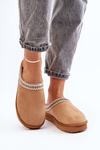 Kapcie Damskie Z Haftem Camel Inblu FX000021