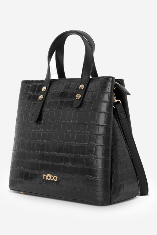 Classic Handbag with Animal Print NOBO NBAG-R3190-C020