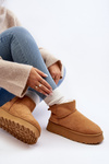 Women's Snow Boots on Platform Camel Pirette