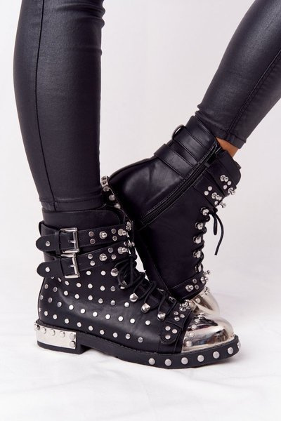 Women's Insulated Boots With Jets Black Lu Boo