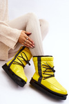 Women's Snow Boots with Yellow Laces Lilara