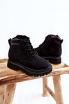 Children's Warm Boots Black Cheddy