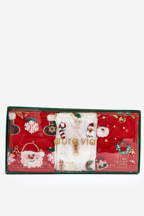 Skarpetki Damski Zestaw Świąteczny Mix 3-Pak SNX1077