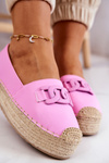 Classic Espadrilles On The Platform Pink Julianne