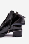 Botki Damskie Lakier Czarne D&A MR870-97