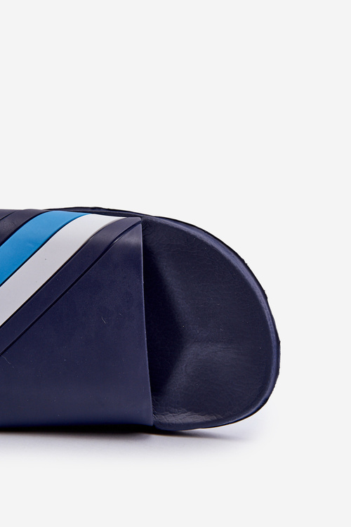 Classic Lightweight Men's Flip Flops Navy Bemostom