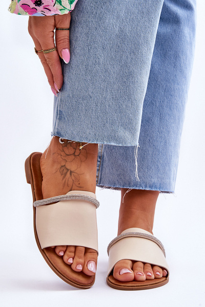 Elegant Flat Heels Beige Termen